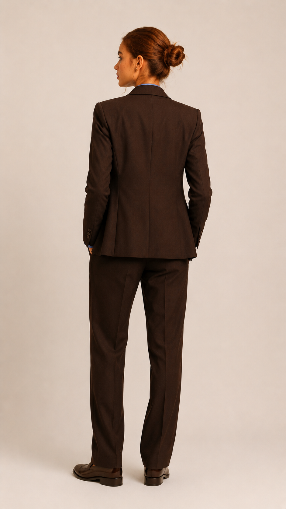 Chocolate Brown 3-Piece Suit - Women 2.O