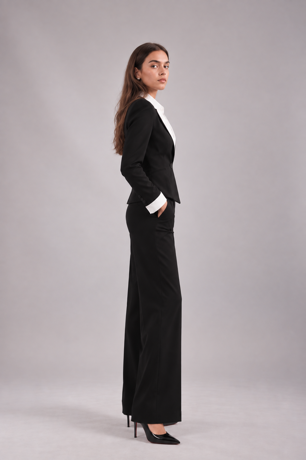 Women2.O Black Formal 2-Piece Suit