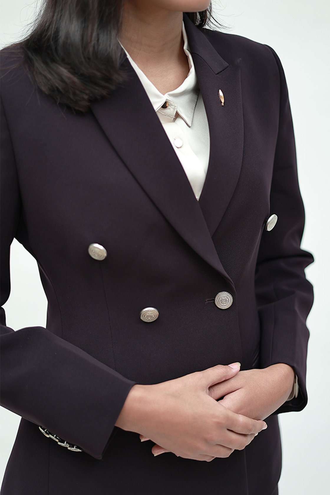 Purple Business Blazer Suit